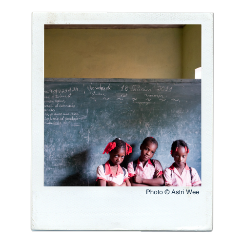 Haitian school girls
